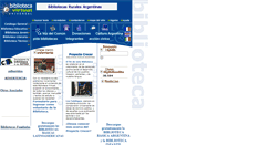 Desktop Screenshot of biblioteca.org.ar