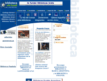 Tablet Screenshot of biblioteca.org.ar